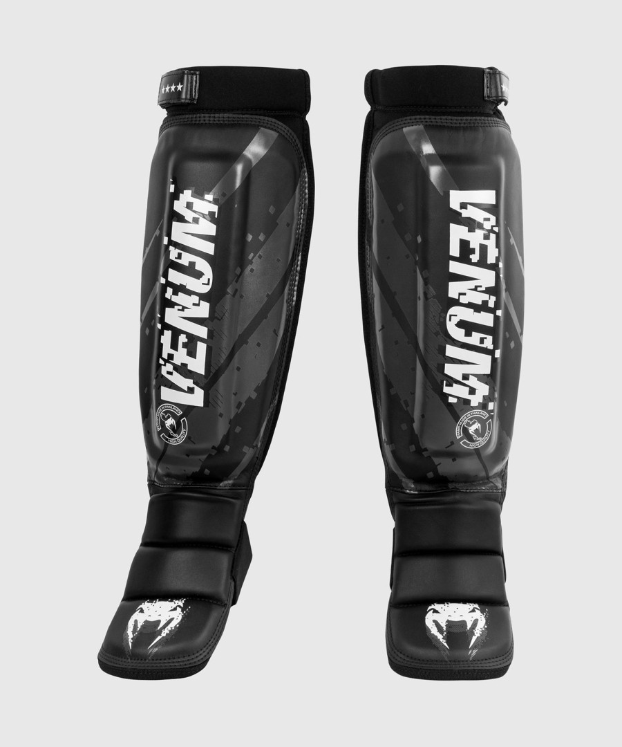 venum pixel mma shin guards - blackgrey