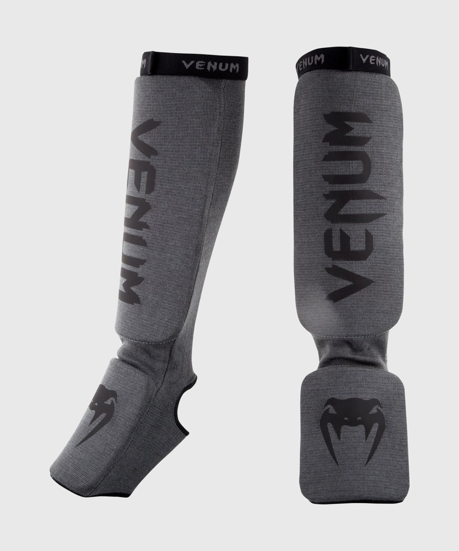 venum kontact shin guards - greyblack