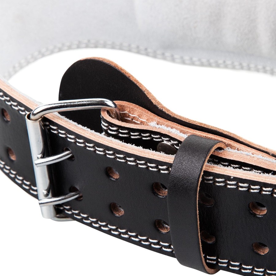 venum hyperlift leather weightifting belt - black