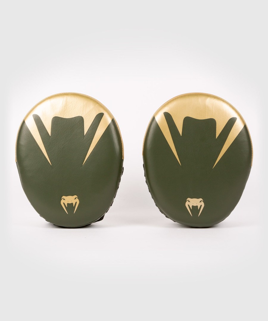 venum pro boxing big punch mitts pair - khakigold