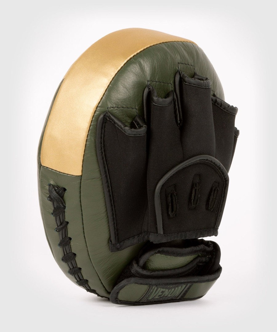 venum pro boxing big punch mitts pair - khakigold
