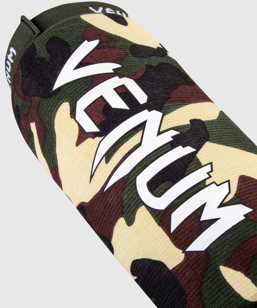 venum kontact shin guards - forest camo