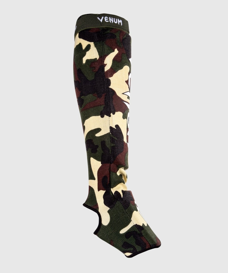 venum kontact shin guards - forest camo
