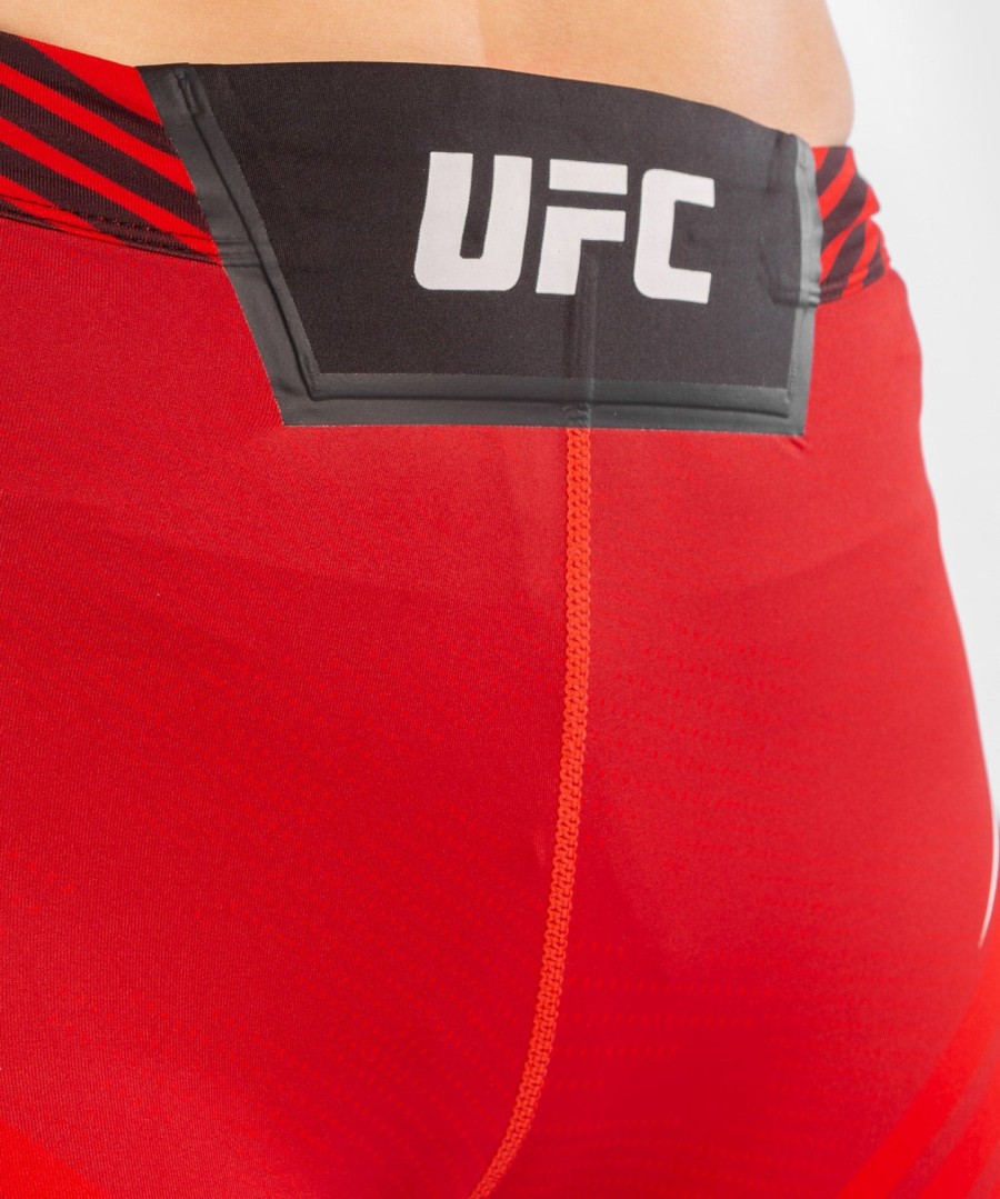 ufc venum authentic fight night women vale tudo shorts - long fit - red