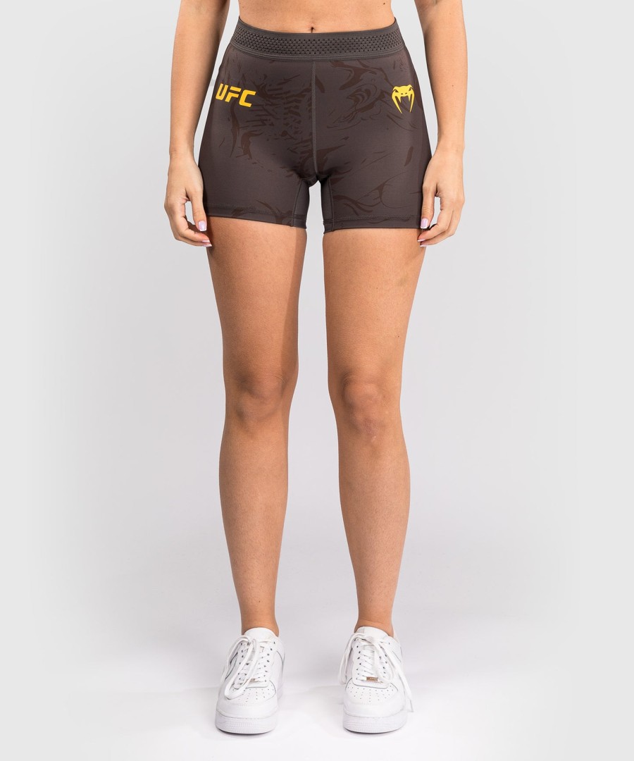 ufc fusion by venum fight week women vale tudo short - earthen brown
