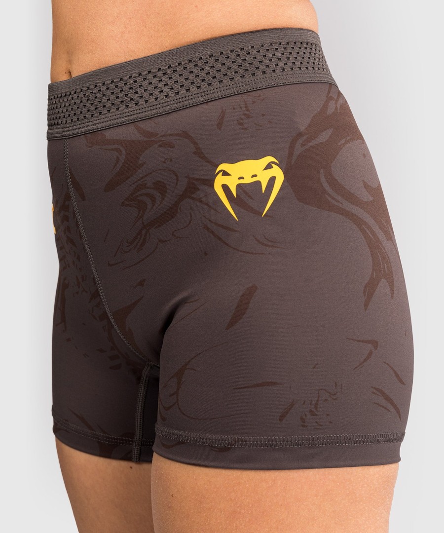 ufc fusion by venum fight week women vale tudo short - earthen brown