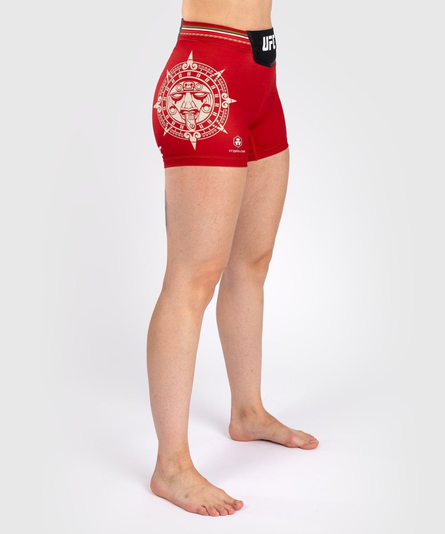 noche ufc by venum authentic fight night women vale tudo short - short fit - red