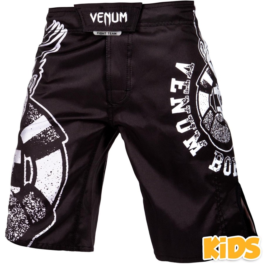venum born to fight kids fightshorts - blackwhite