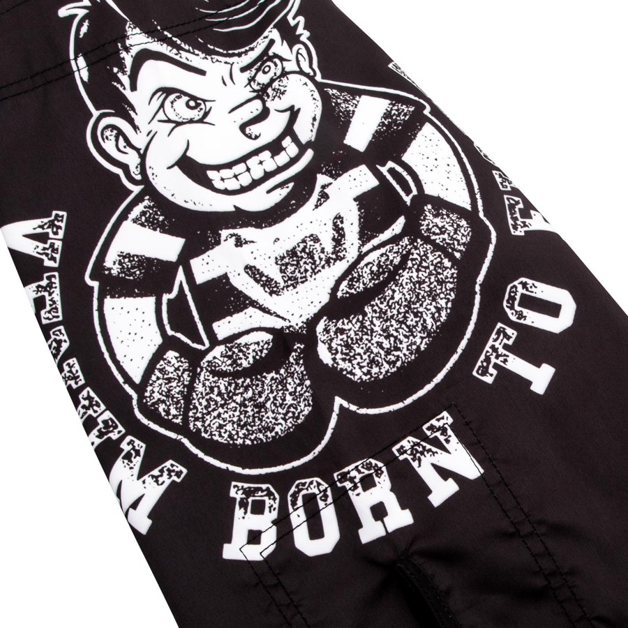 venum born to fight kids fightshorts - blackwhite