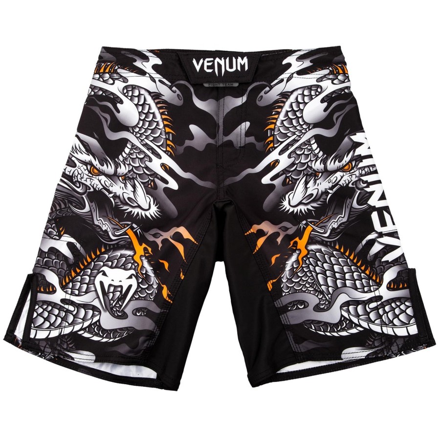 venum dragon flight kids fightshorts - blackwhite