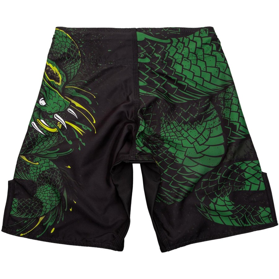 venum green viper kids fightshorts - blackgreen