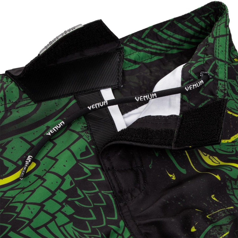 venum green viper kids fightshorts - blackgreen