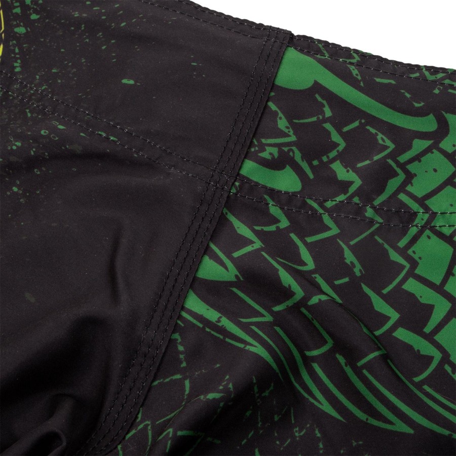 venum green viper kids fightshorts - blackgreen