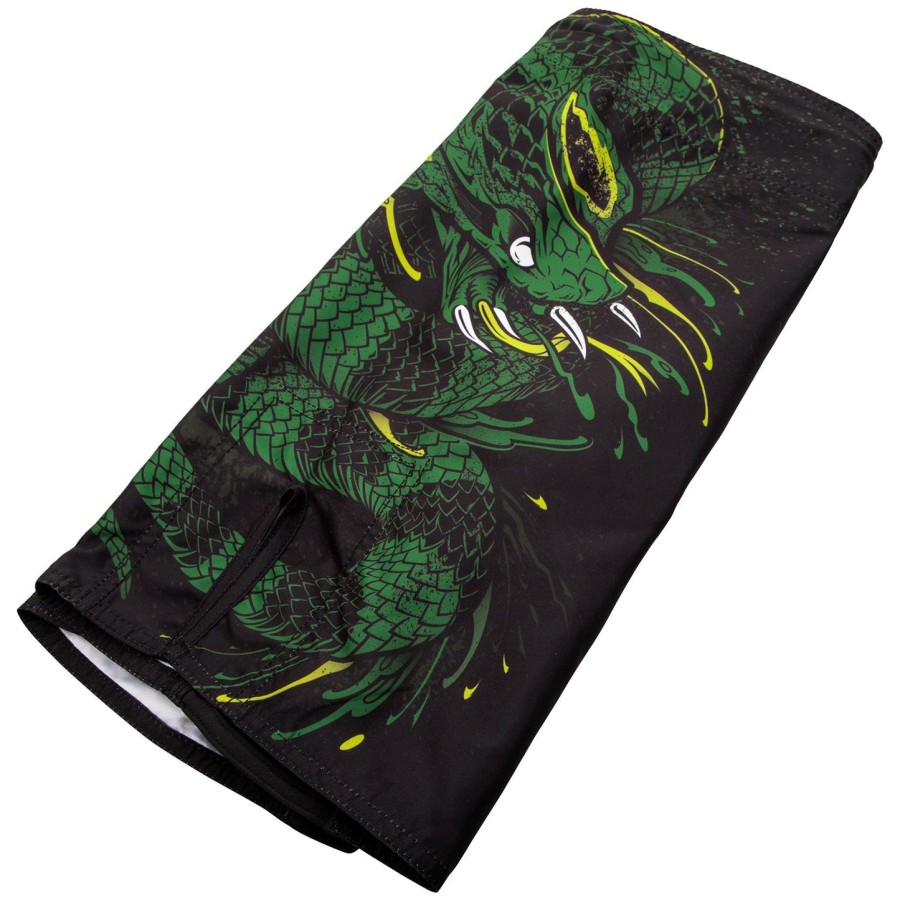venum green viper kids fightshorts - blackgreen