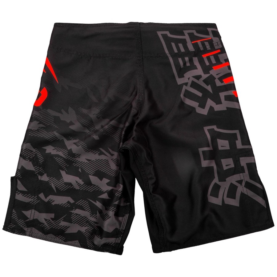 venum okinawa 2.0 kids fightshorts - blackred