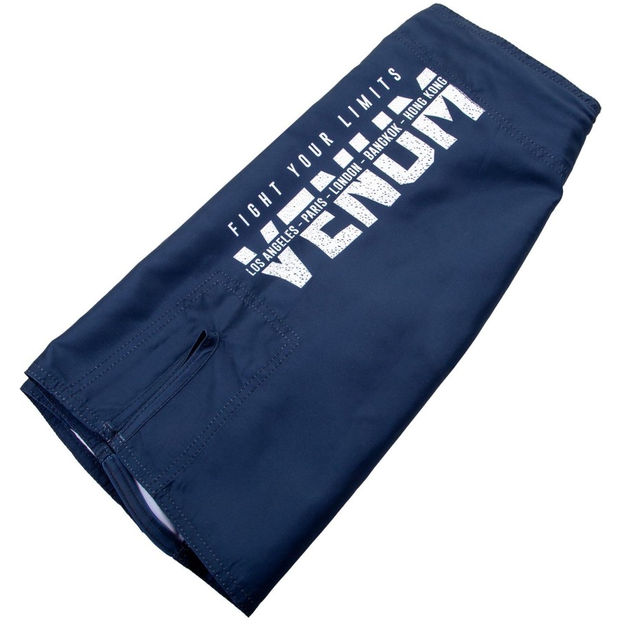 venum signature kids fightshorts - navy blue