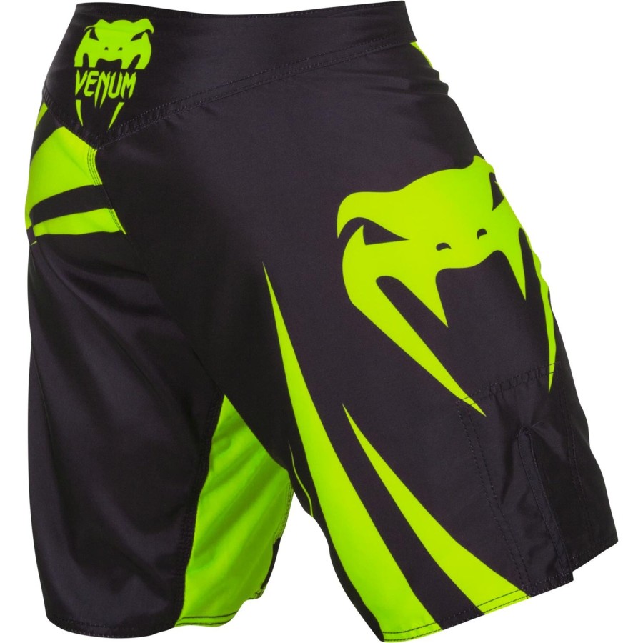 venum challenger fightshorts - blackneo yellow