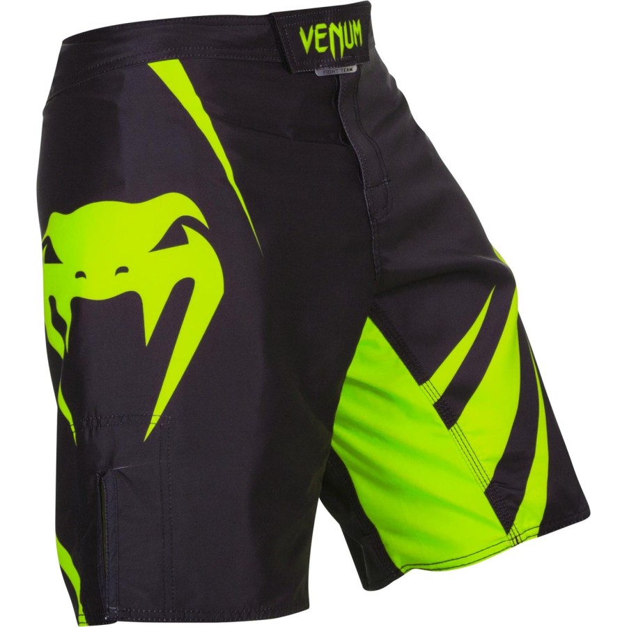 venum challenger fightshorts - blackneo yellow