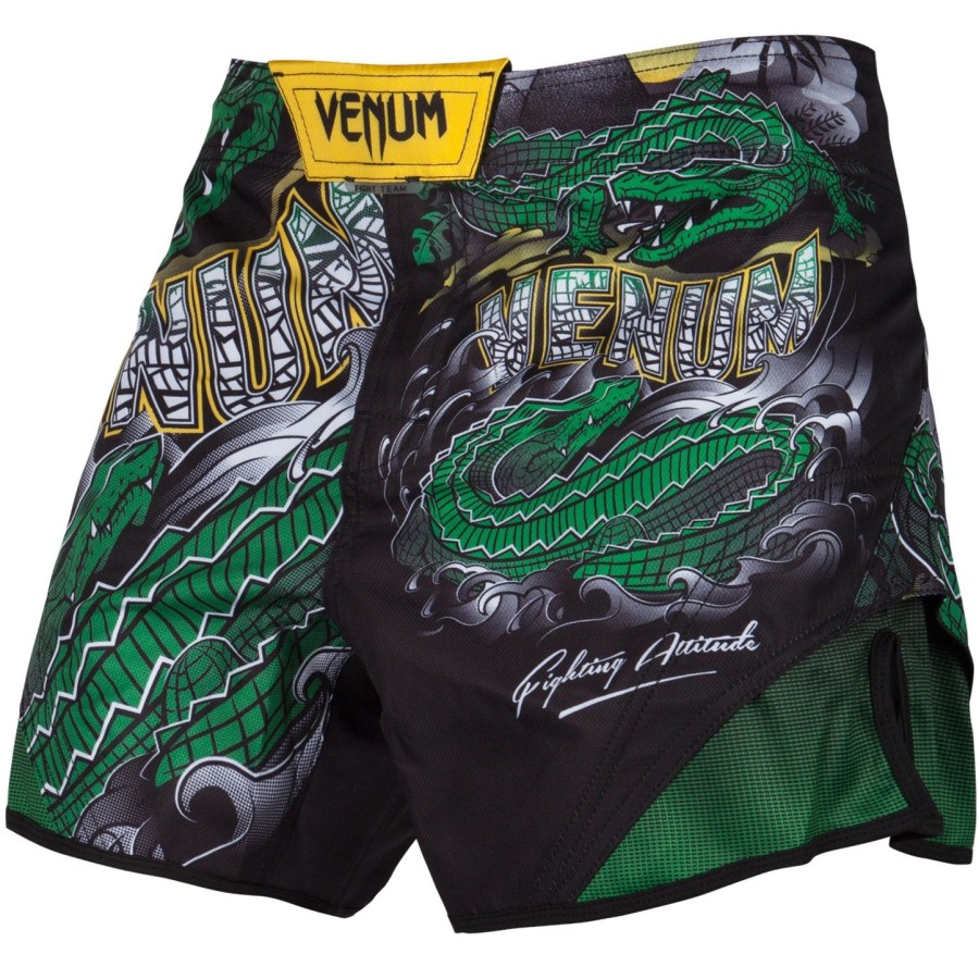 venum crocodile fightshorts - blackgreen