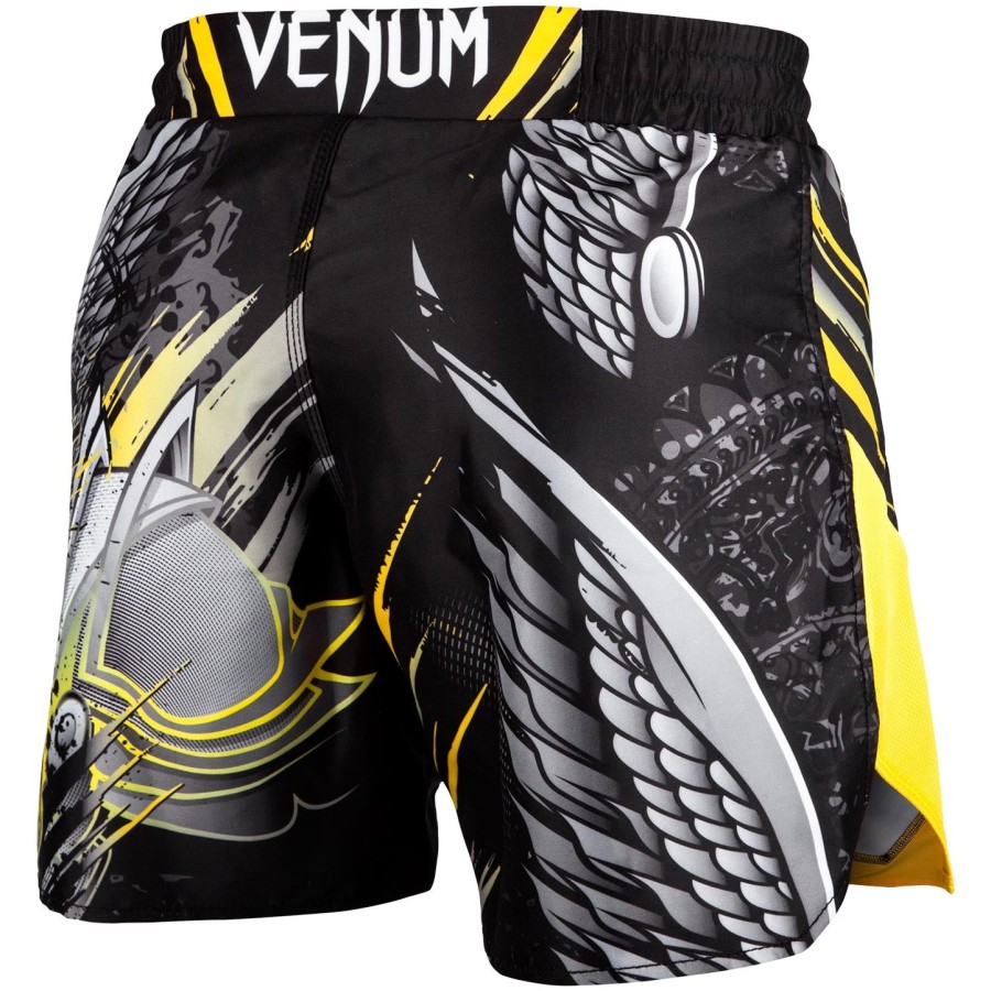 venum viking 2.0 fightshorts - blackyellow