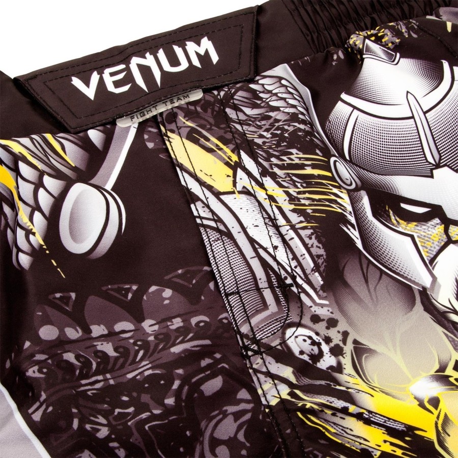 venum viking 2.0 fightshorts - blackyellow