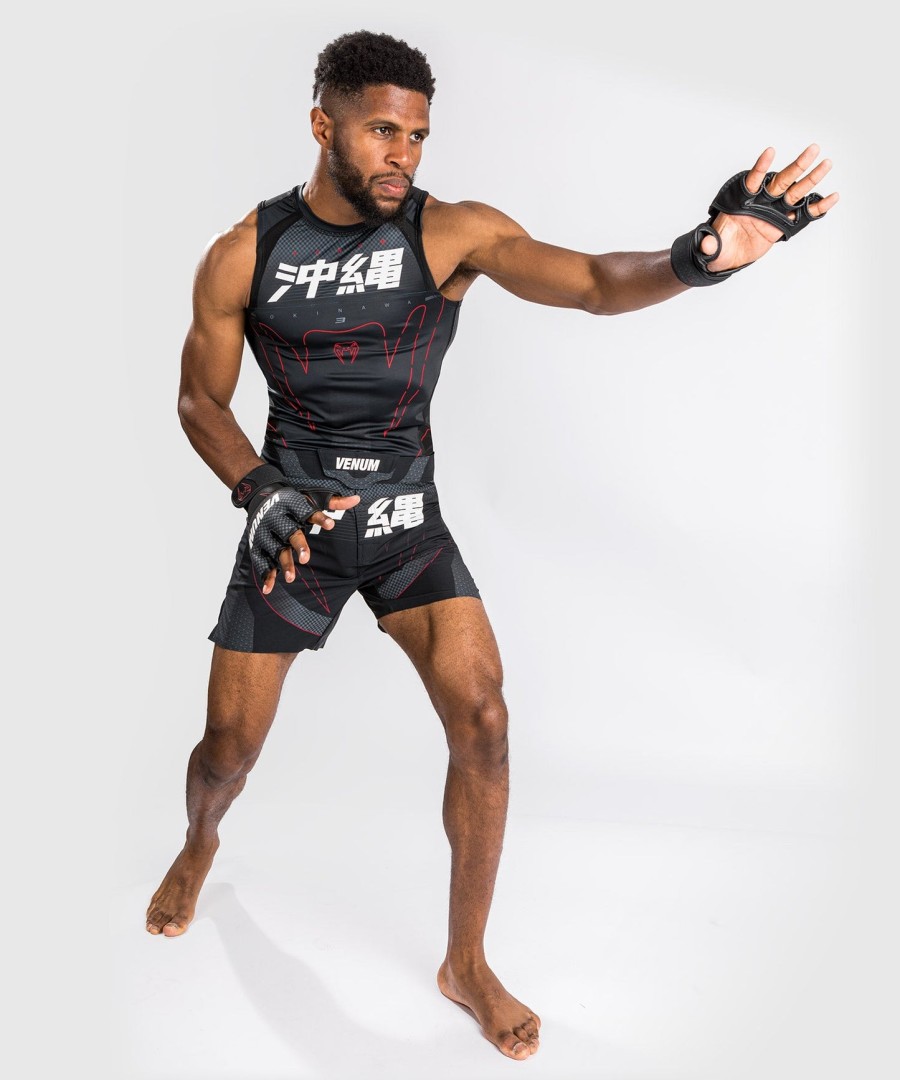 venum okinawa 3.0 fightshorts - blackred