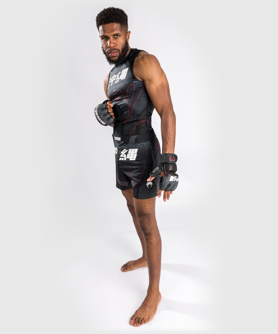 venum okinawa 3.0 fightshorts - blackred