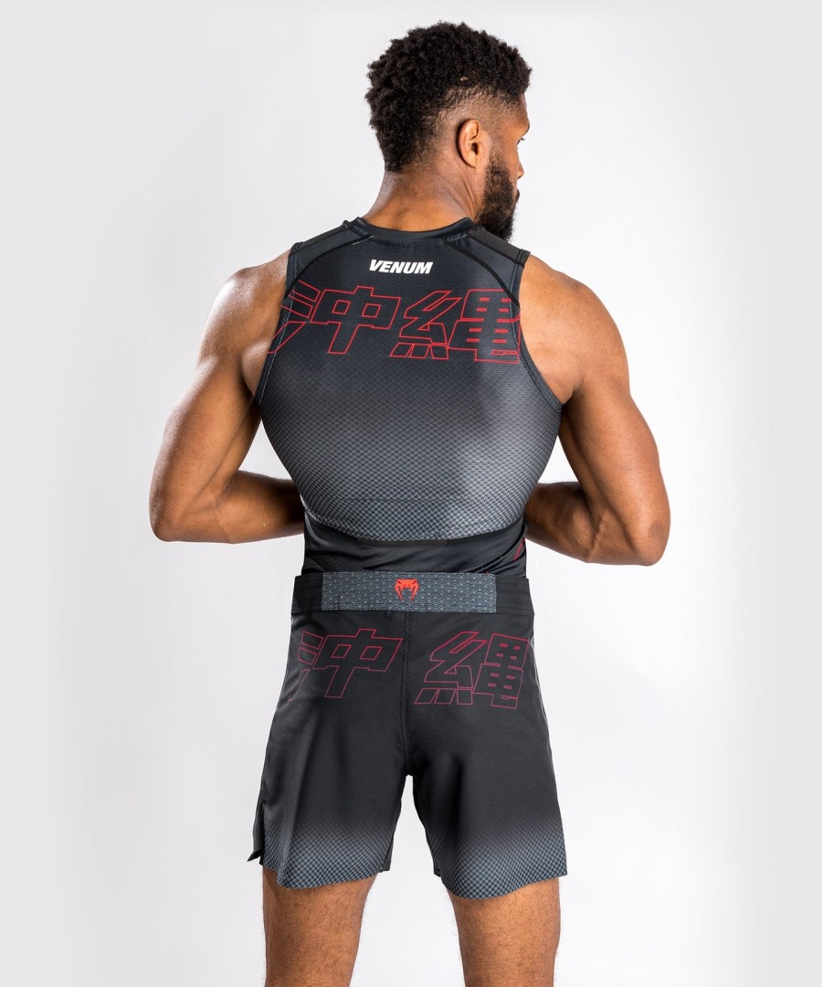 venum okinawa 3.0 fightshorts - blackred