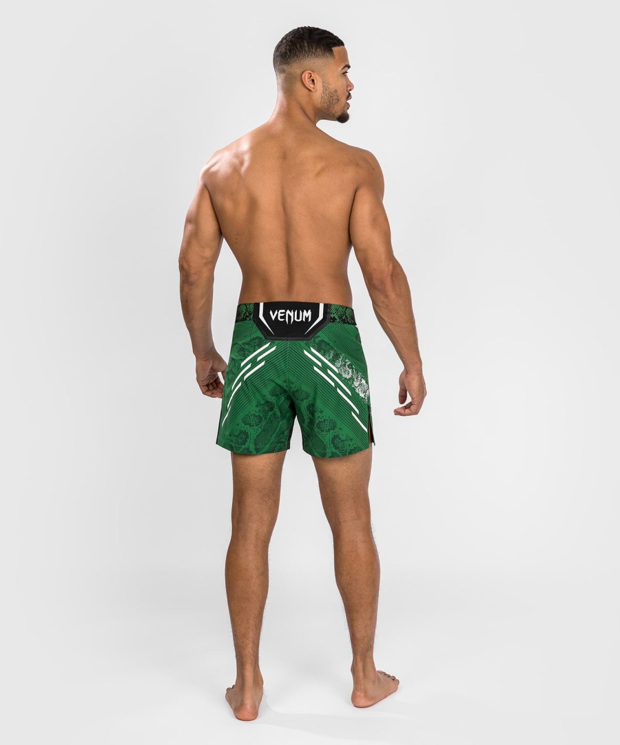 ufc adrenaline by venum personalized authentic fight night men fight short - short fit - green