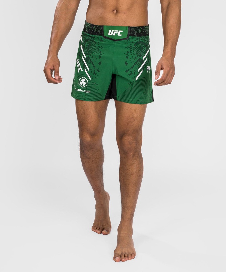 ufc adrenaline by venum authentic fight night men fight short - short fit - green
