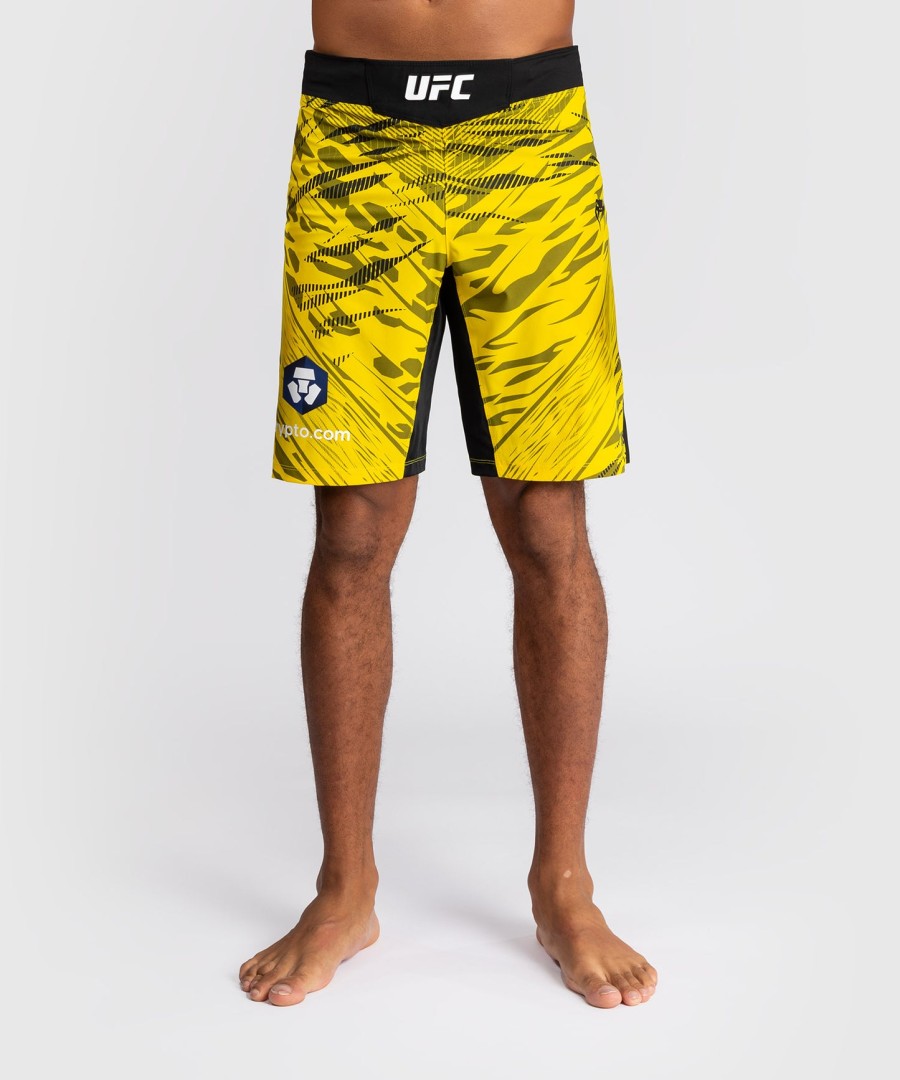ufc fusion by venum authentic fight night men fight short - long fit - yellow