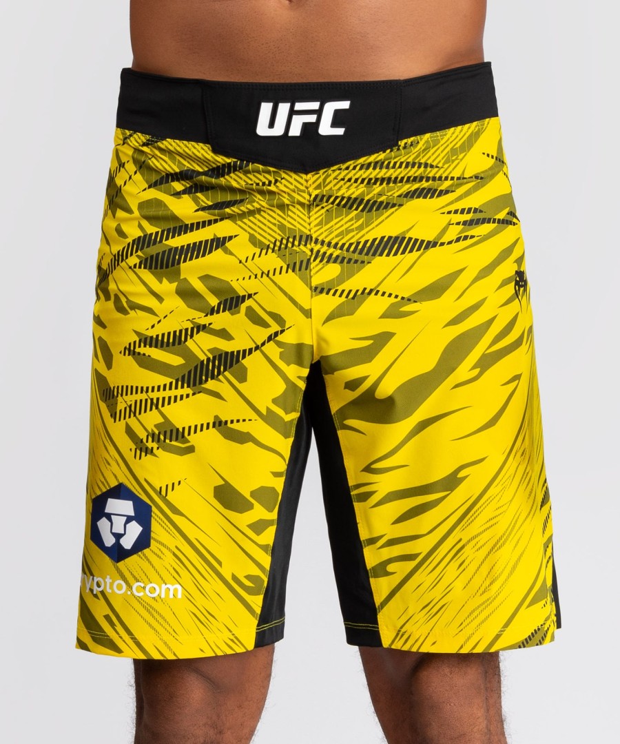 ufc fusion by venum authentic fight night men fight short - long fit - yellow