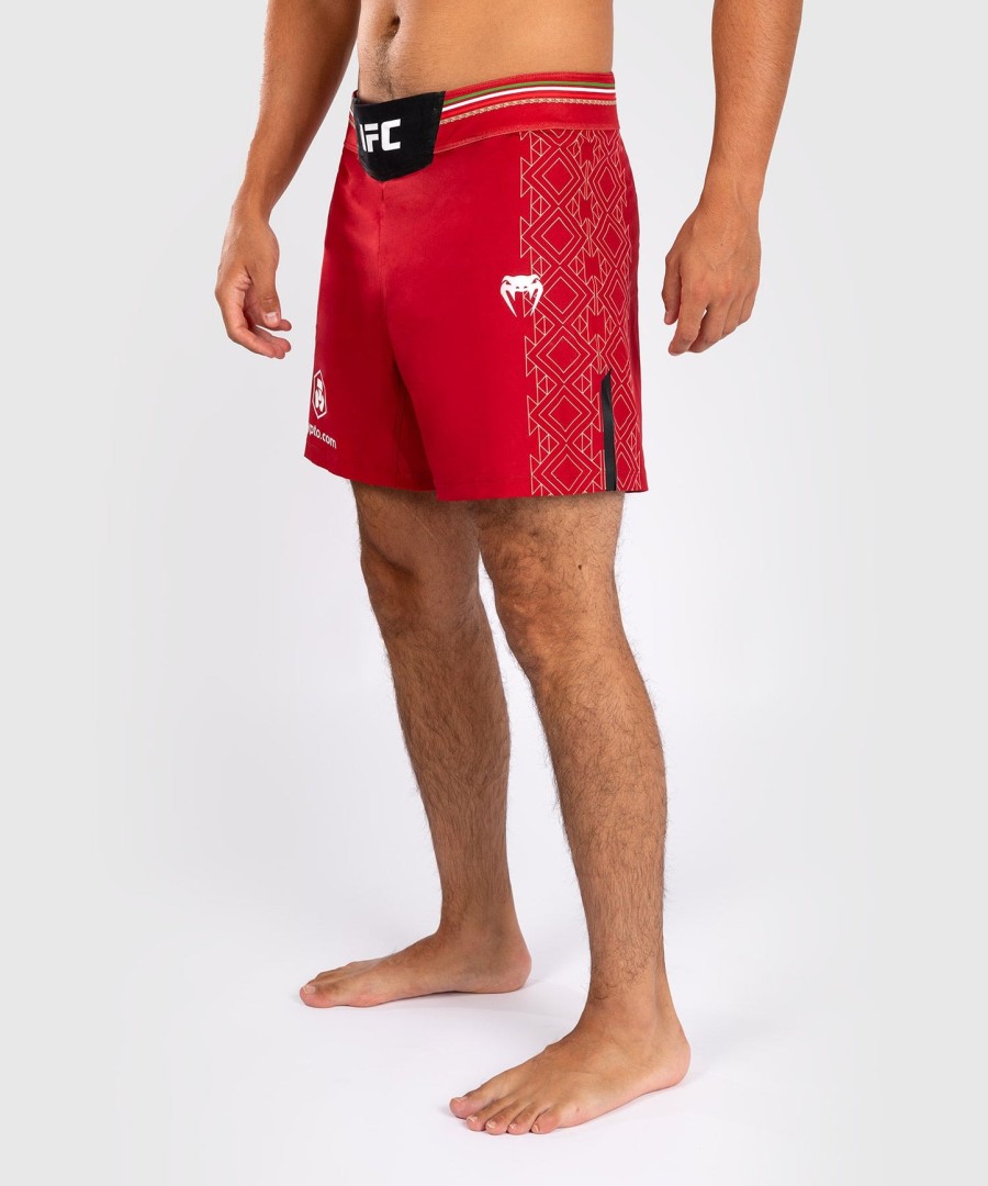 noche ufc by venum authentic fight night men fight short - short fit - red