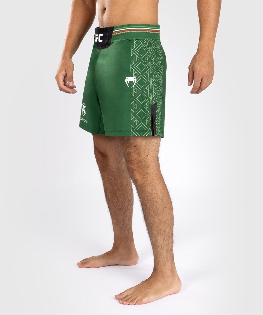 noche ufc by venum authentic fight night men fight short - short fit - green