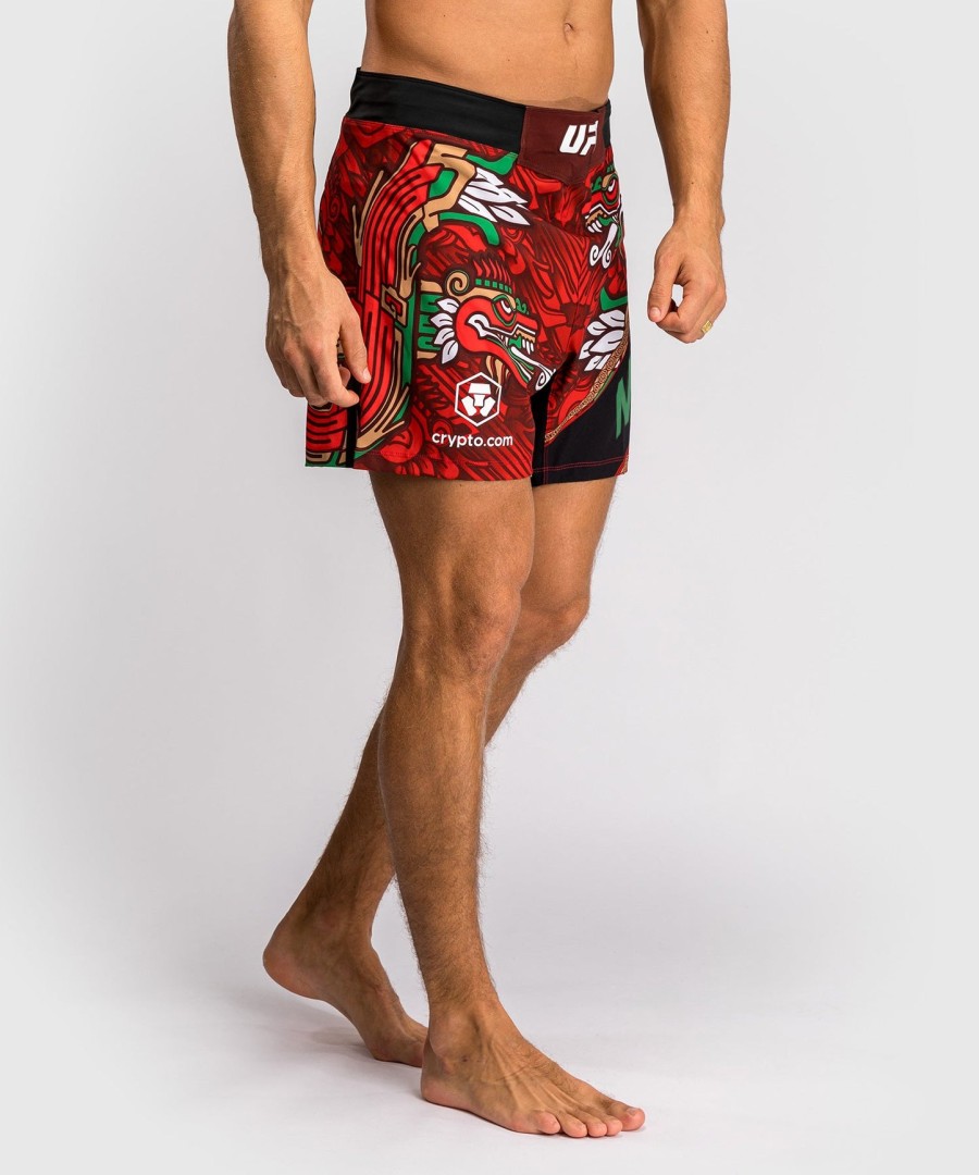 men ufc unrivaled by venum red brandon moreno short fit fight short