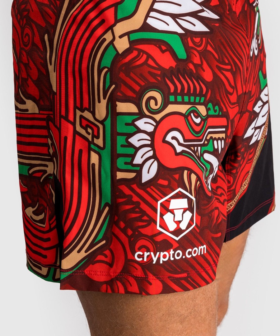 men ufc unrivaled by venum red brandon moreno short fit fight short