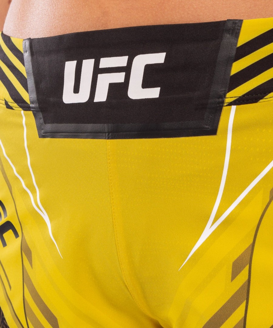 ufc venum authentic fight night women shorts - short fit - yellow
