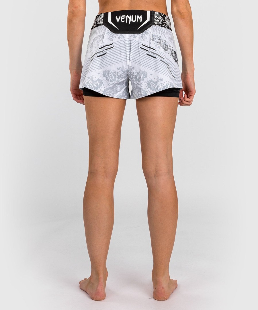 ufc adrenaline by venum authentic fight night women fight short - white