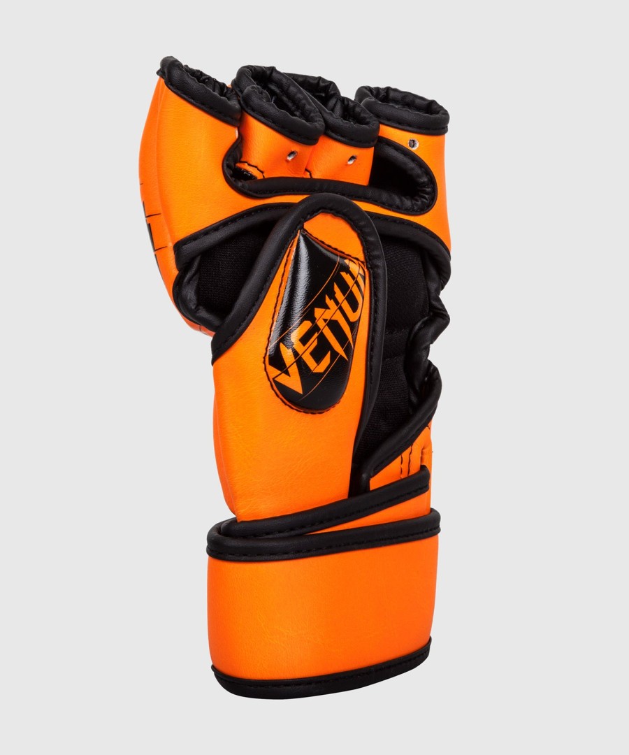 venum undisputed 2.0 mma gloves - skintex leather - neo orange