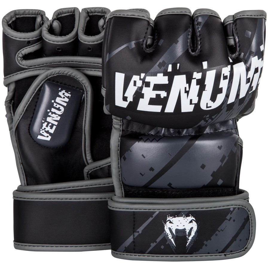 venum pixel mma gloves - blackgrey