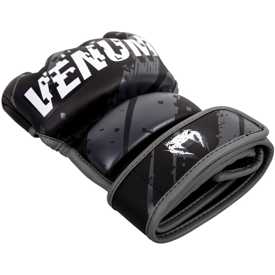venum pixel mma gloves - blackgrey