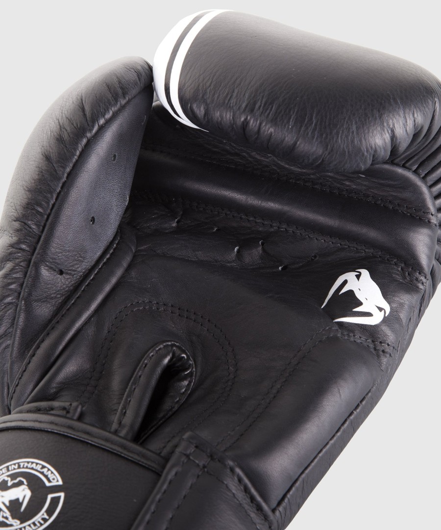 venum bangkok spirit boxing gloves - nappa leather - black