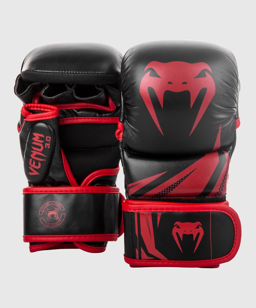 sparring gloves venum challenger 3.0 - blackred