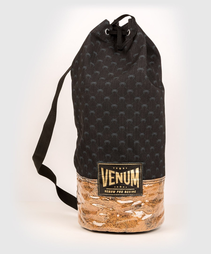 venum coco monogram pro lace up boxing gloves - intense black