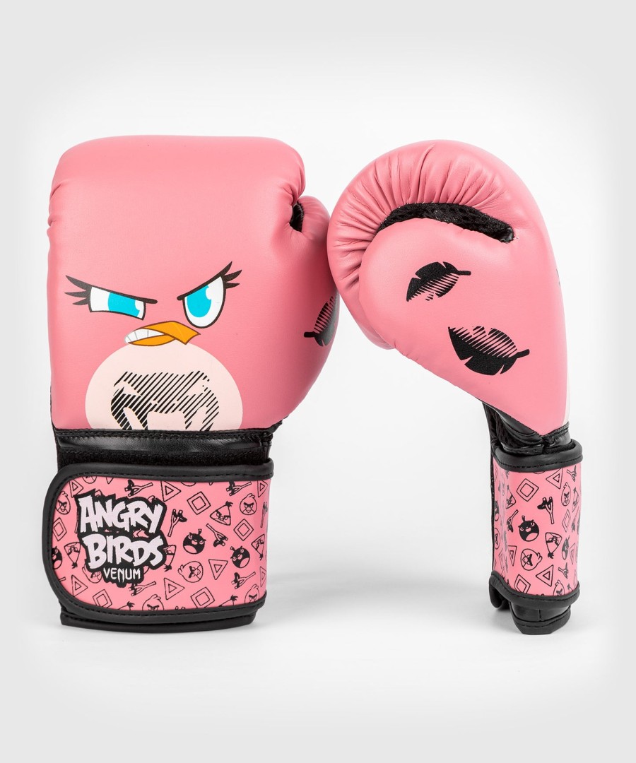 venum angry birds boxing gloves - for kids - pink