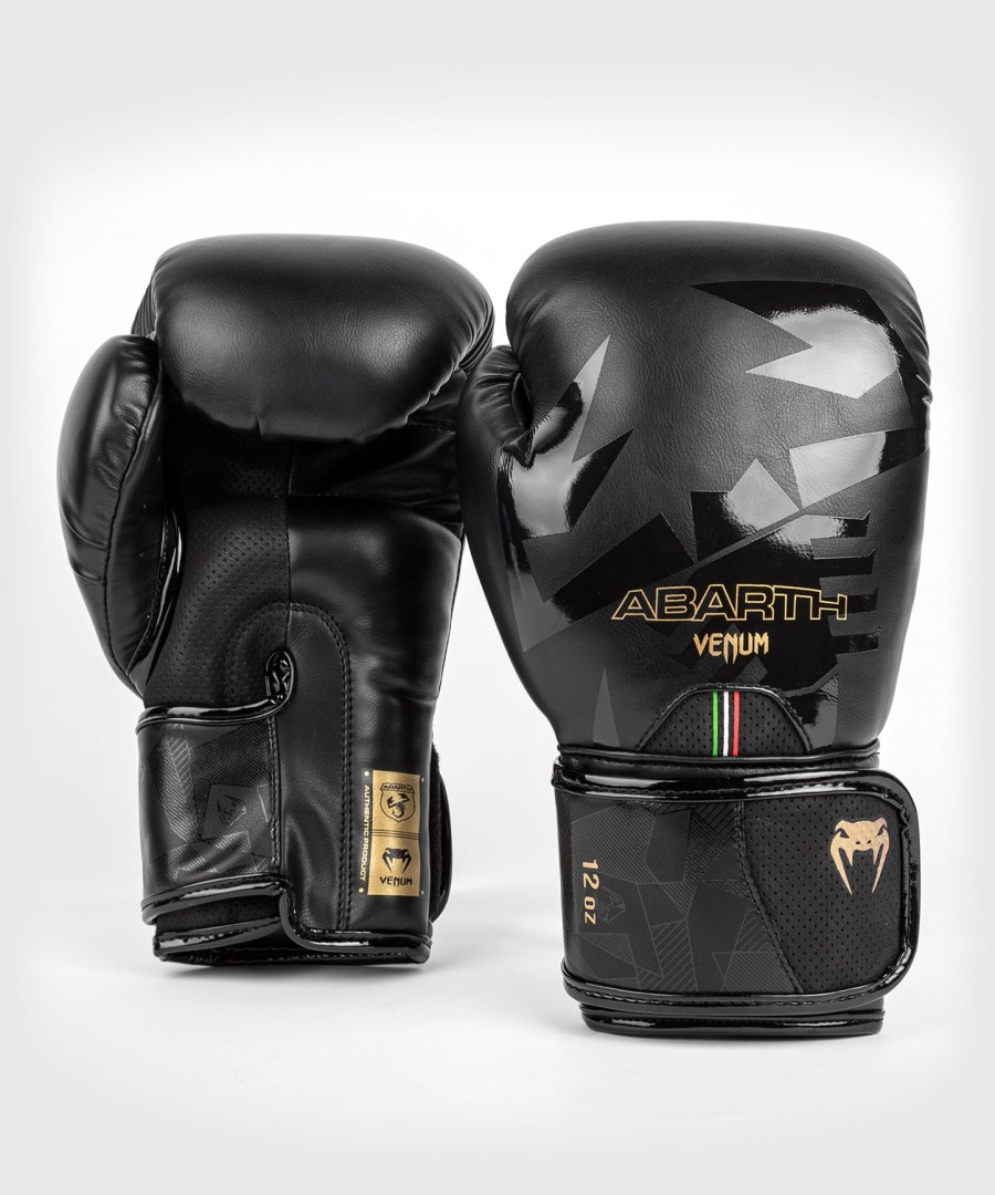 venum abarth 1 boxing gloves - blackgold