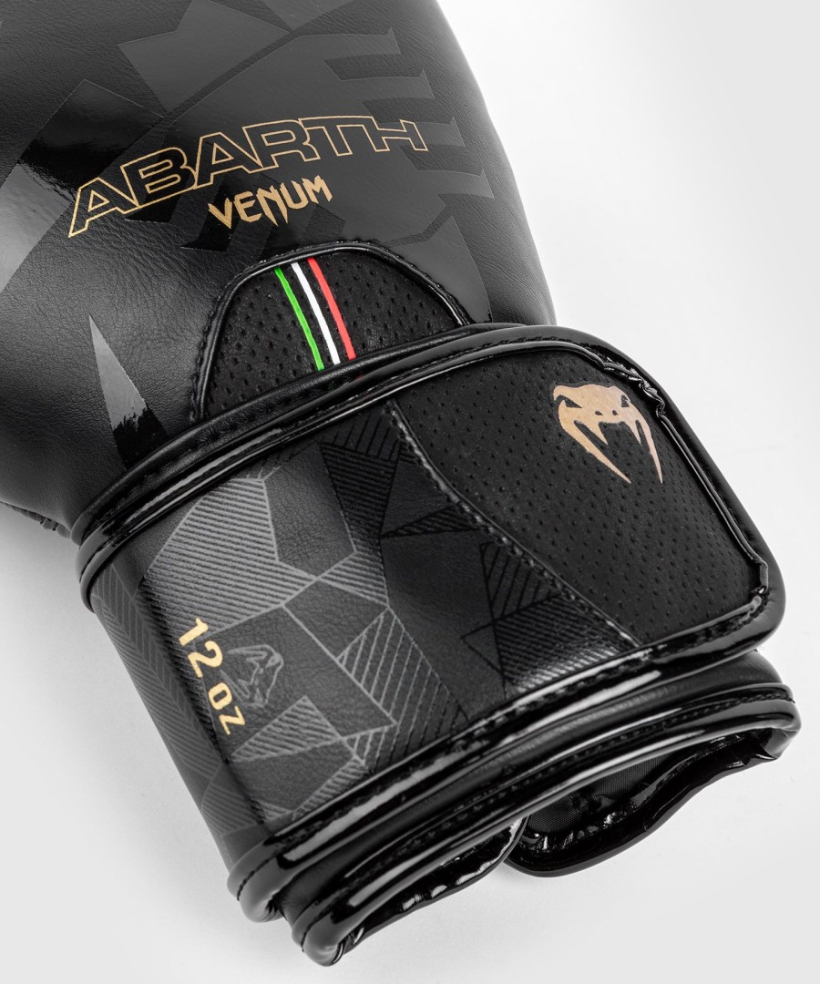 venum abarth 1 boxing gloves - blackgold