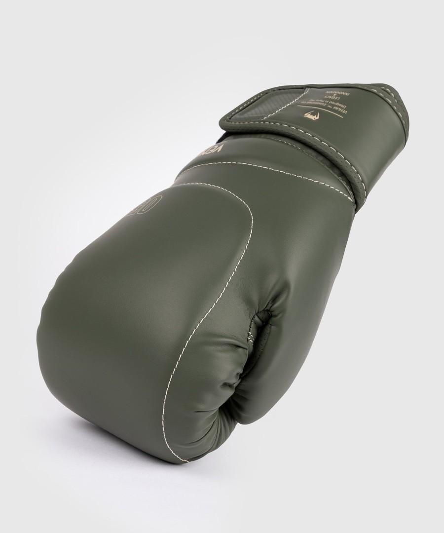 venum impact evo boxing gloves - military green