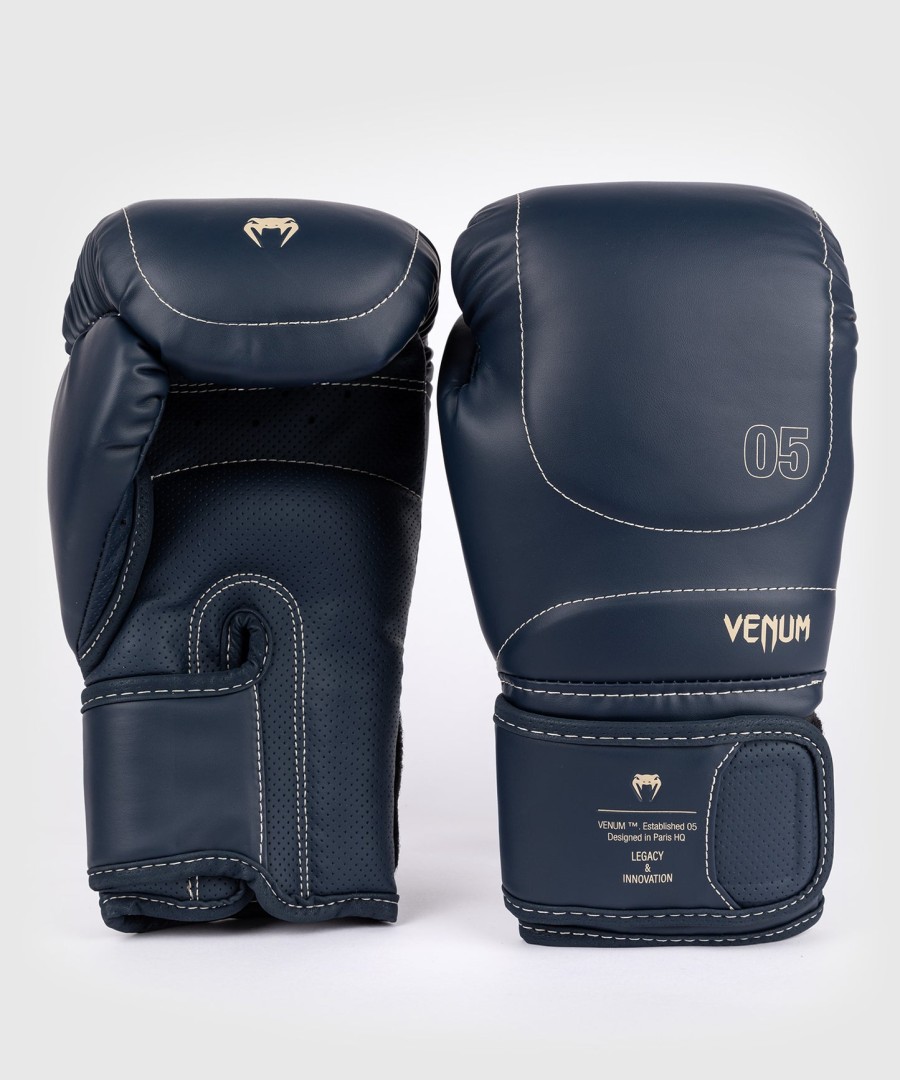 venum impact evo boxing gloves - icy blue