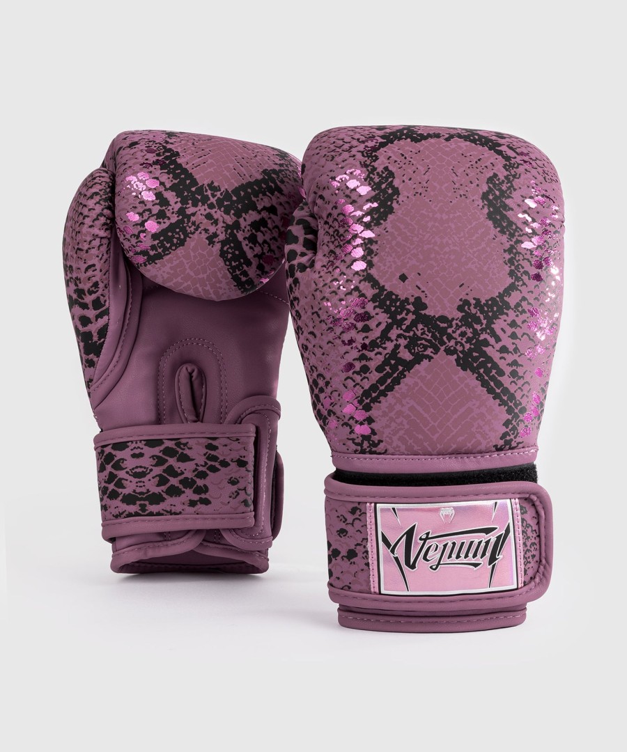 venum amazonia boxing gloves - purple